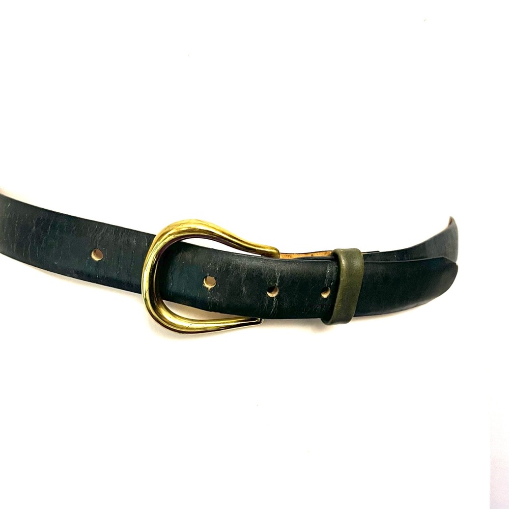 Halston Vintage Cowhide On Cowhide Women's Belt